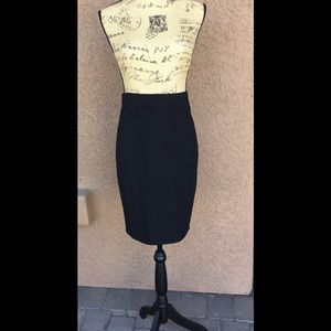 St. John Basics Black Knit Skirt